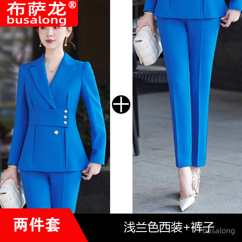 2023 Women's Long Sleeve Business Suit Set 9991