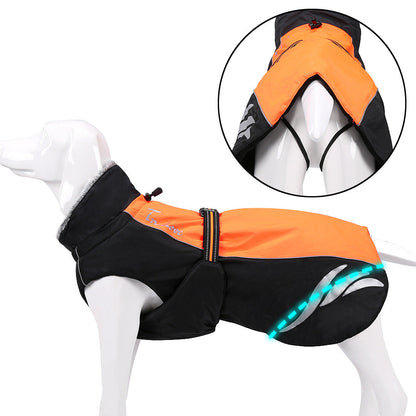 Winter warm fashionable pellet down jacket for dogs, padded pet coat with cozy design