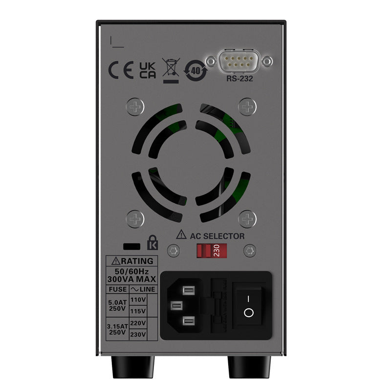 HDP135V6 programmable DC power supply for mobile phone repair, front panel with digital display and controls