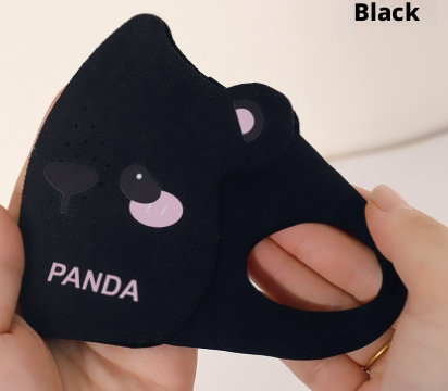 Black cute mask by My Store, close-up product view