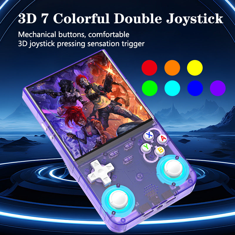 Handheld retro arcade game machine with 4-inch HD screen