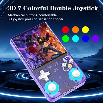 Handheld retro arcade game machine with 4-inch HD screen