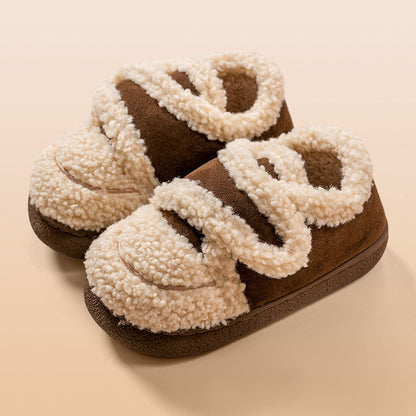 Children's winter cotton shoes in Korean style, soft padded design for kids