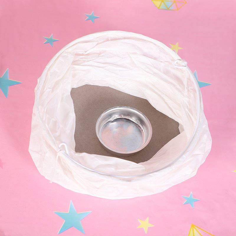 White decorative paper lantern downlight desktop lanterns displayed together