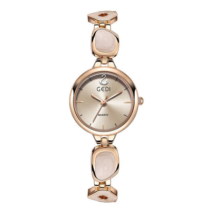 Women's lightweight minimalist quartz watch with a small, elegant luxury design