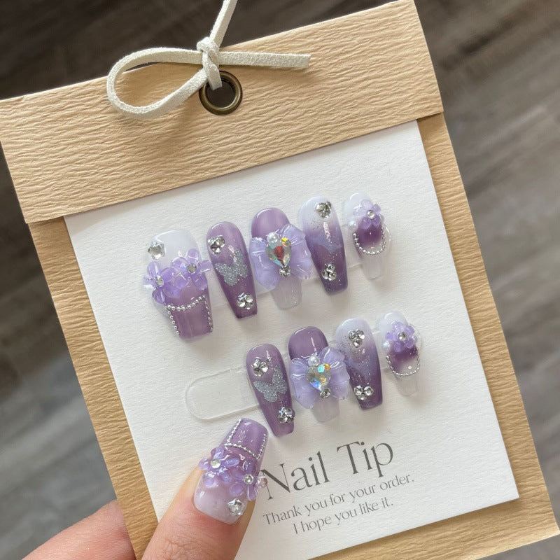 Pure handmade wearable manicure nails in a natural style, My Store brand
