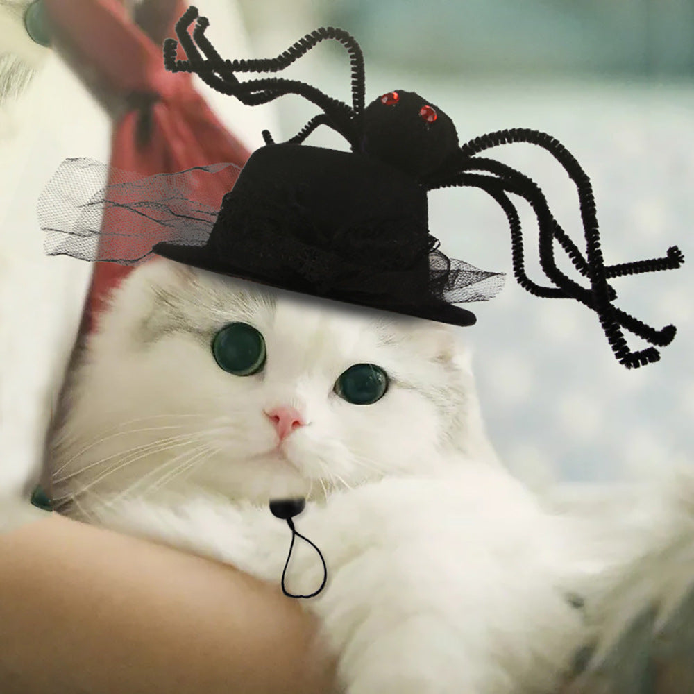 Funny pet dog cat costume warm hat headwear photo prop by My Store