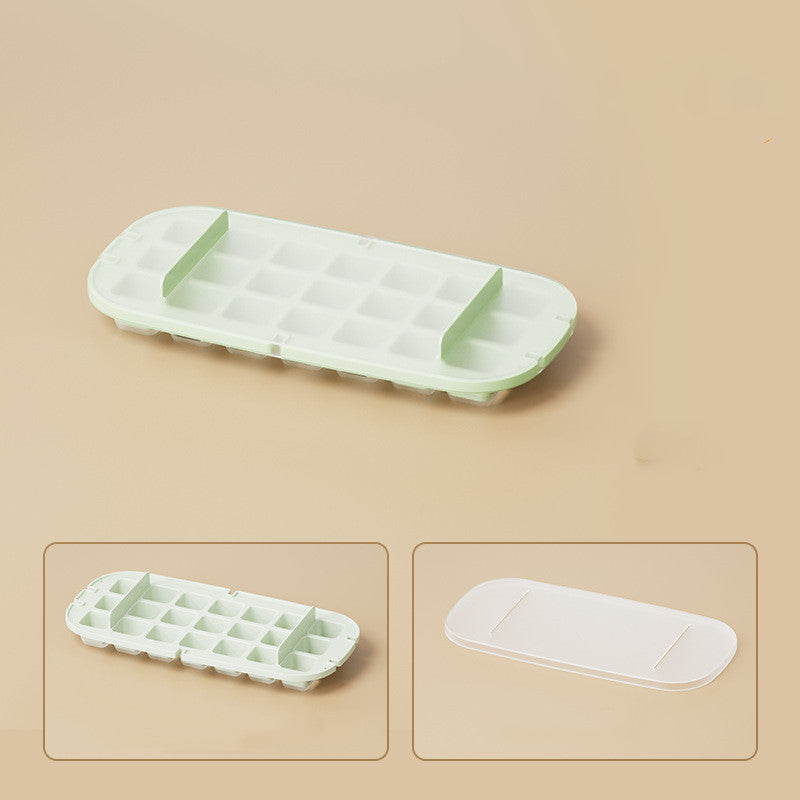 Ice Box high-capacity ice cube tray grid, food-grade kitchen gadget for making multiple ice cubes