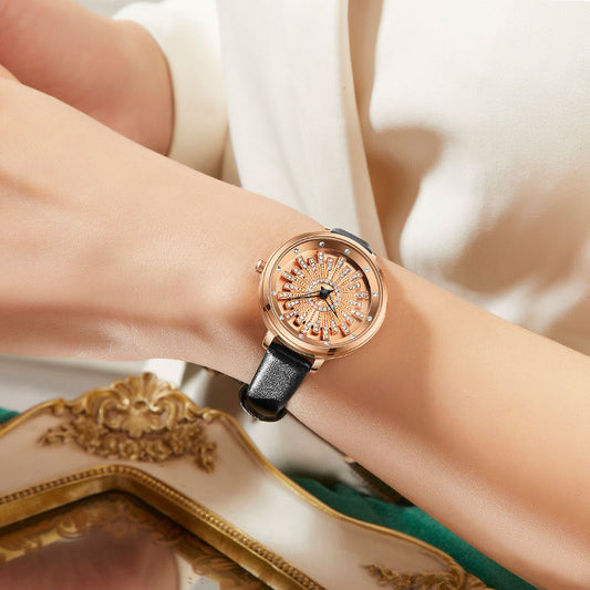Women's fashionable and elegant quartz watch with a stylish design by My Store