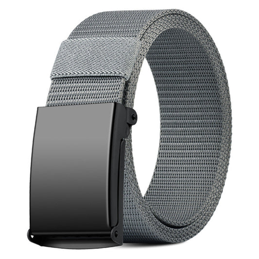 Unisex outdoor nylon business belt with casual waistband design