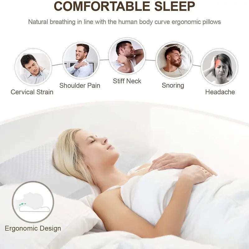 ComfortAlign Memory Foam Pillow