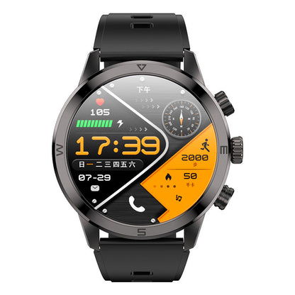 Dual-system wearable waterproof smart watch with sleek digital display and adjustable wristband