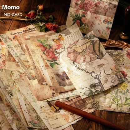 Retro artistic paper background DIY notebook by My Store