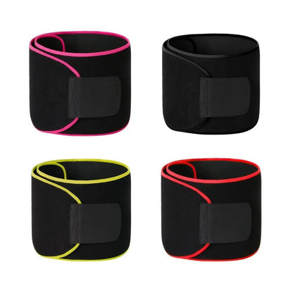 Adjustable Velcro sweat-inducing waist belt for sports fitness, abdominal support, and body shaping