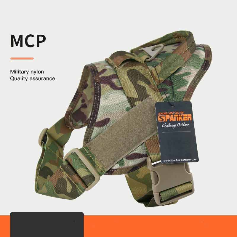 Large and medium dog harness, Type 7, adjustable pet vest design