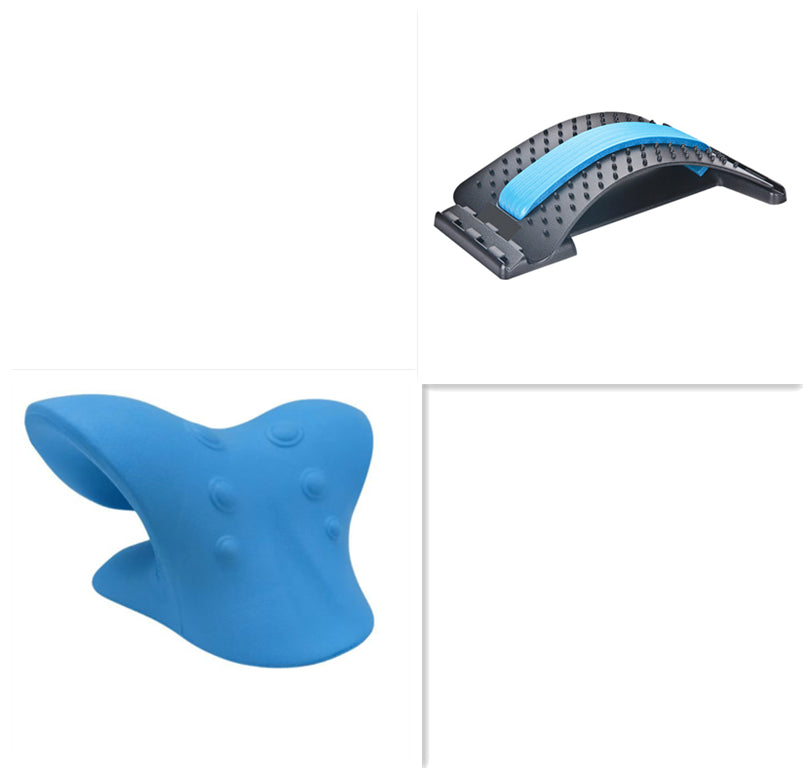 Multifunctional manual six-wheel neck massager roller massage tool in handheld design