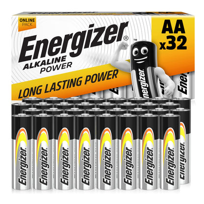 Energizer AA Long-Lasting 32-Count Alkaline Batteries