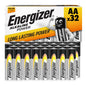 Energizer AA Long-Lasting 32-Count Alkaline Batteries