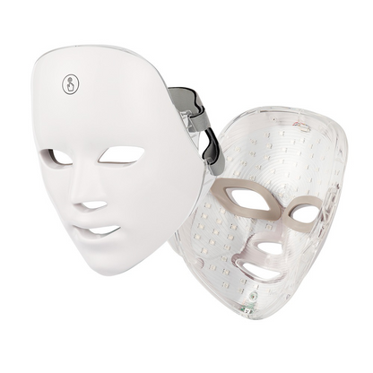BACKUPMYFILESNOW® Skin Rejuvenation Facial Beauty Device showing a sleek handheld device with LED lights for skin therapy.
