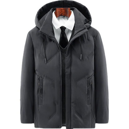 Thickened fleece-lined winter cotton coat in a warm, durable design