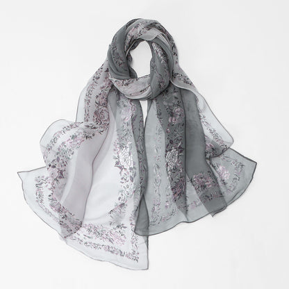 Floral elegant women's outer shawl with a versatile fashionable design by My Store