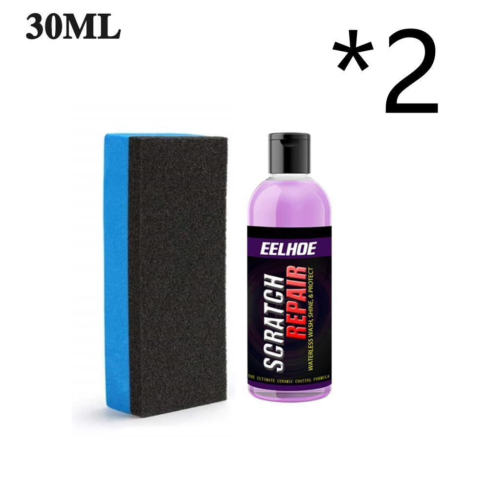 Car scratch repair agent liquid fluid in a small bottle for repairing vehicle paint scratches