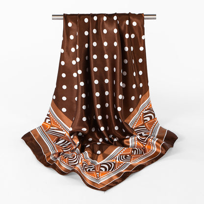 Simulation silk decorative headscarf shawl by My Store, shown in a professional draped style