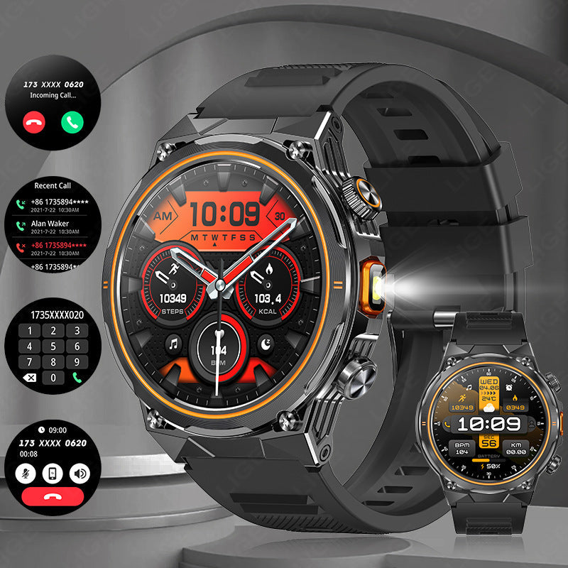 AK81 Cross-Border Smart Watch with 1.46-inch display, shown from the front