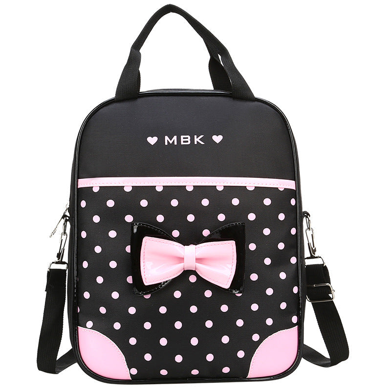 Men's, women's and children's backpacks in assorted styles, shown from the front