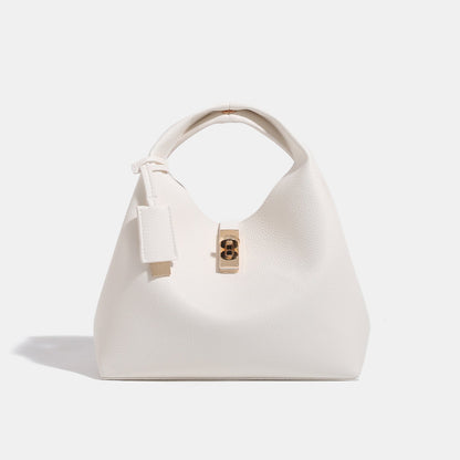 Fashionable handheld shopping basket crossbody bag with woven design and shoulder strap