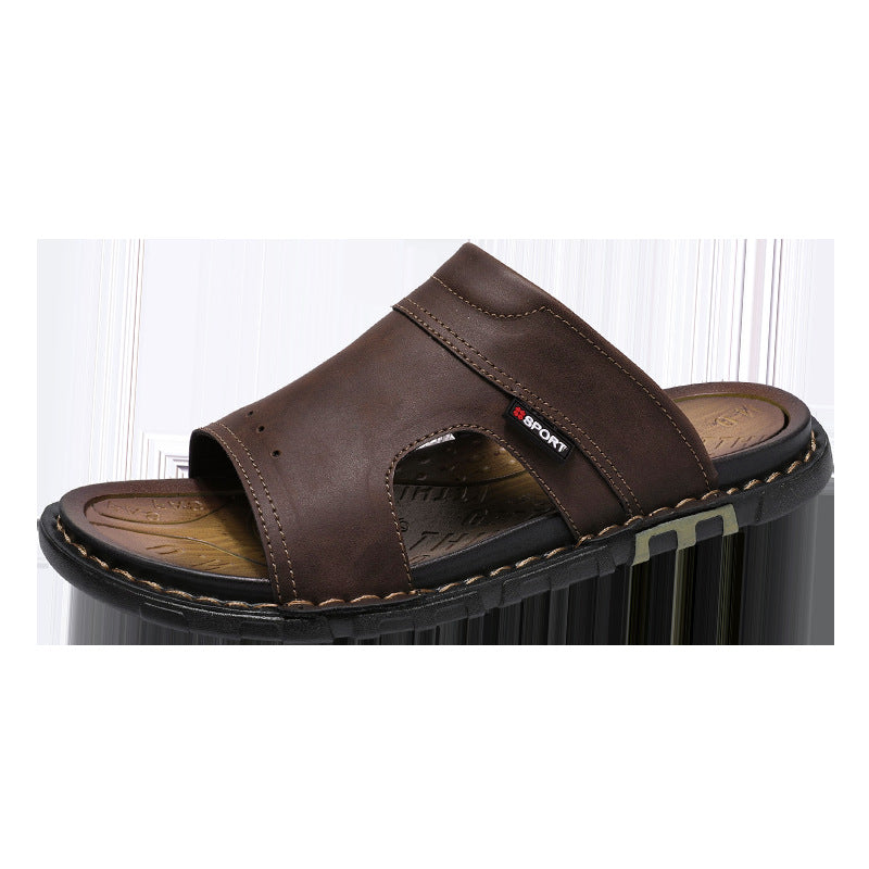 Plus-size versatile soft-soled slippers in a comfortable, simple design