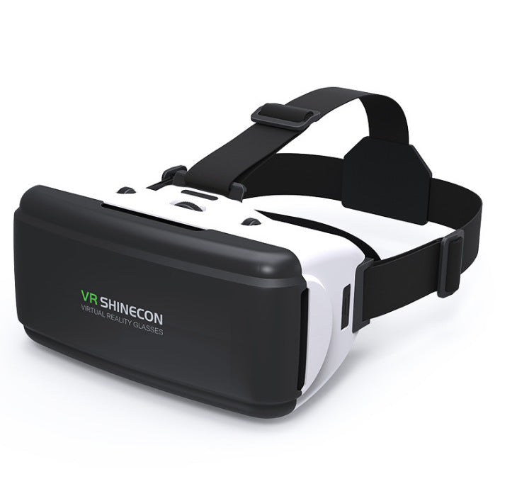Mobile phone virtual reality game console headset with VR 3D glasses, front view