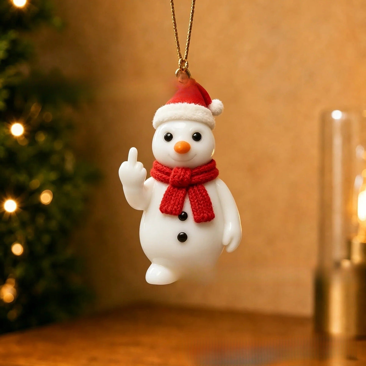 Modern minimalist Christmas figurine decorations in a simple festive design