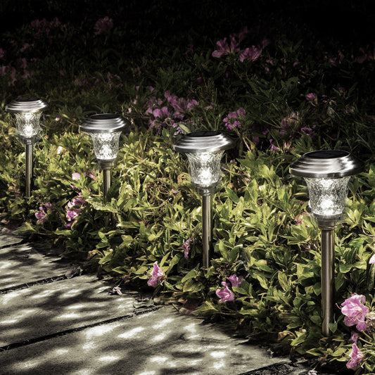 Solar outdoor lawn light by My Store with a compact stake design for illuminating garden paths and yards