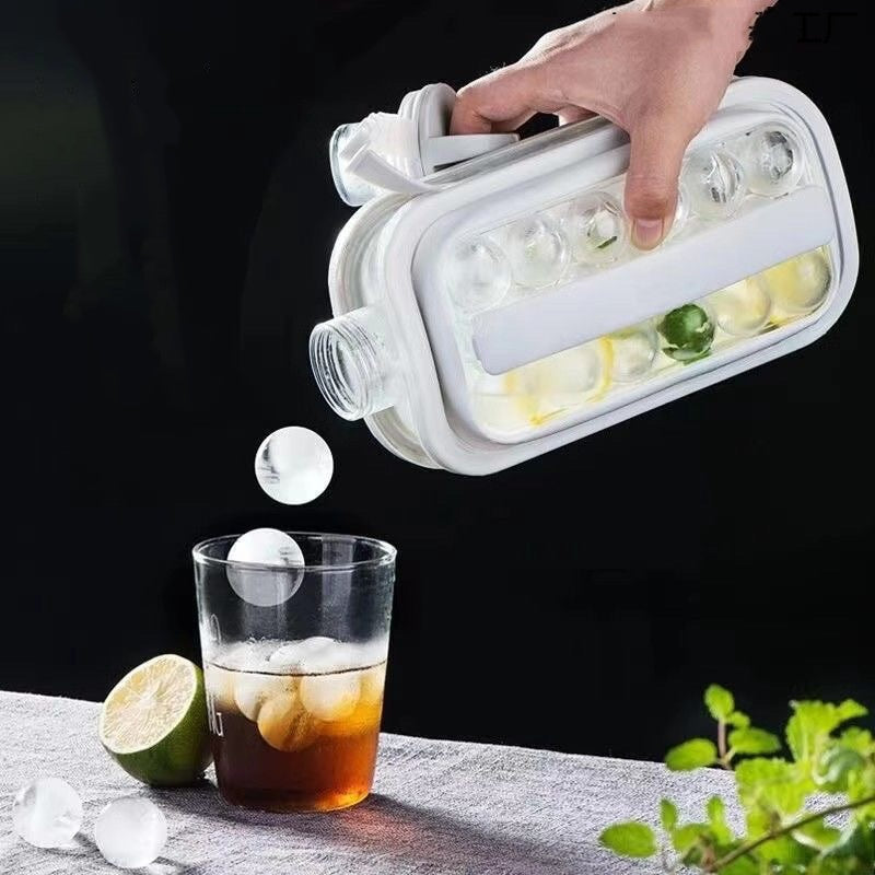 2-in-1 portable quick-release ice ball cold kettle kitchen gadget with a compact design