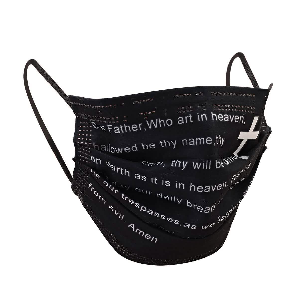 Pack of 10 3-ply disposable prayer face masks from DailySale, breathable PPE for everyday protection.