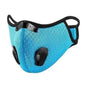 11-piece set of black breathable antibacterial sport face masks with activated carbon and PM 2.5 filtration by DailySale.