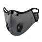 11-piece set of black breathable sport face masks with activated carbon and PM 2.5 protection from DailySale, bacteria-proof PPE.