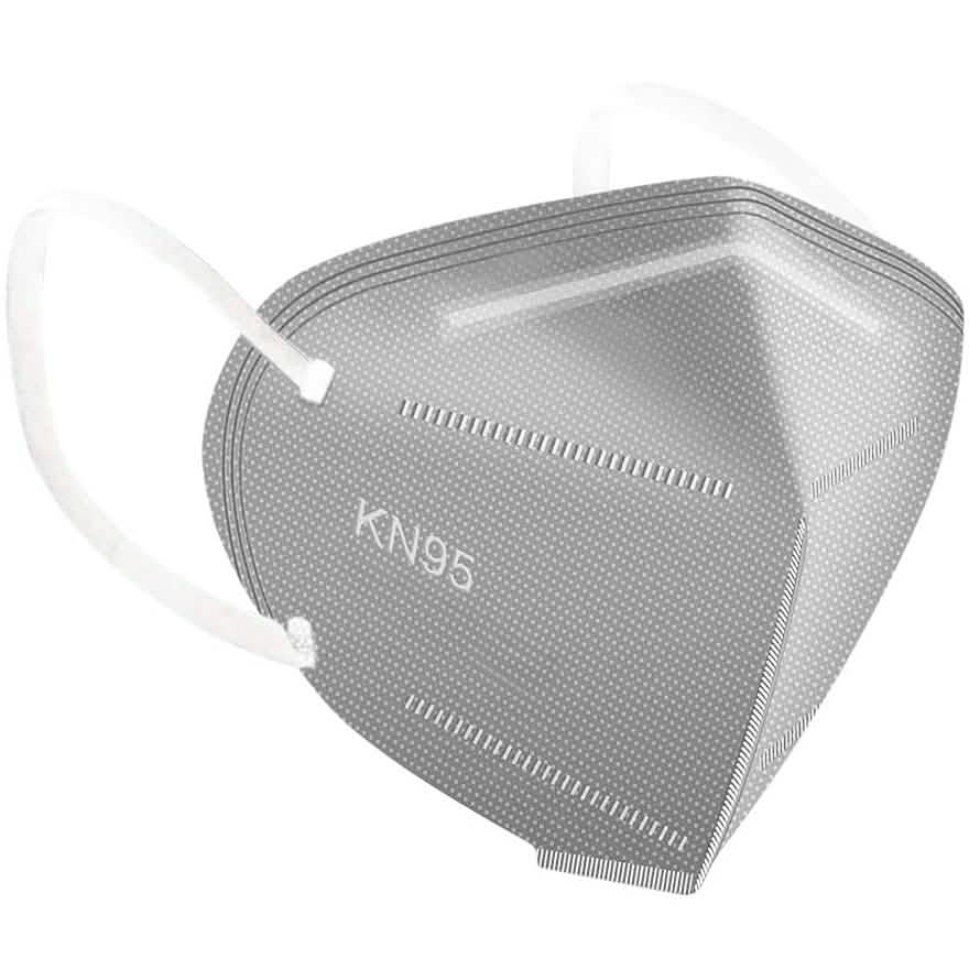 Black 5-layer disposable KN95 face masks from DailySale, pack of 30, protective PPE for respiratory safety.