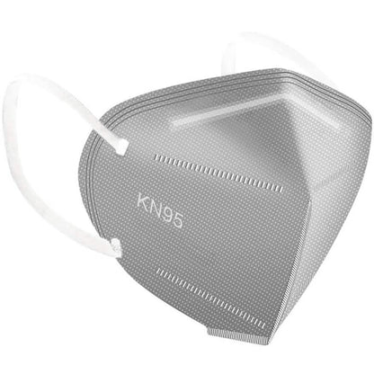 Black 5-layer disposable KN95 face masks from DailySale, pack of 30, protective PPE for respiratory safety.