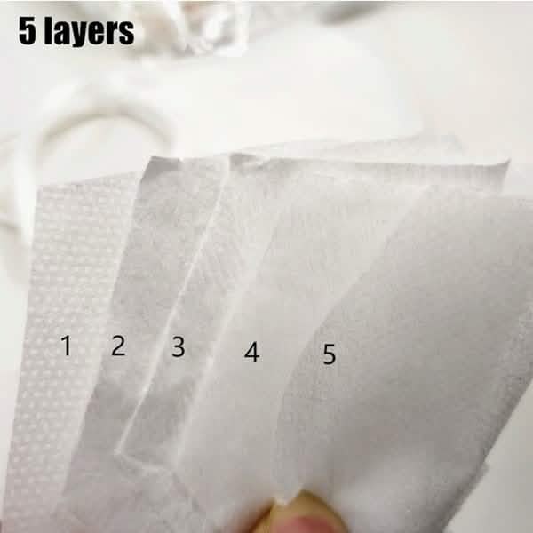 50-pack kids size black KN95 face masks from DailySale, 5-ply protective face masks for children.