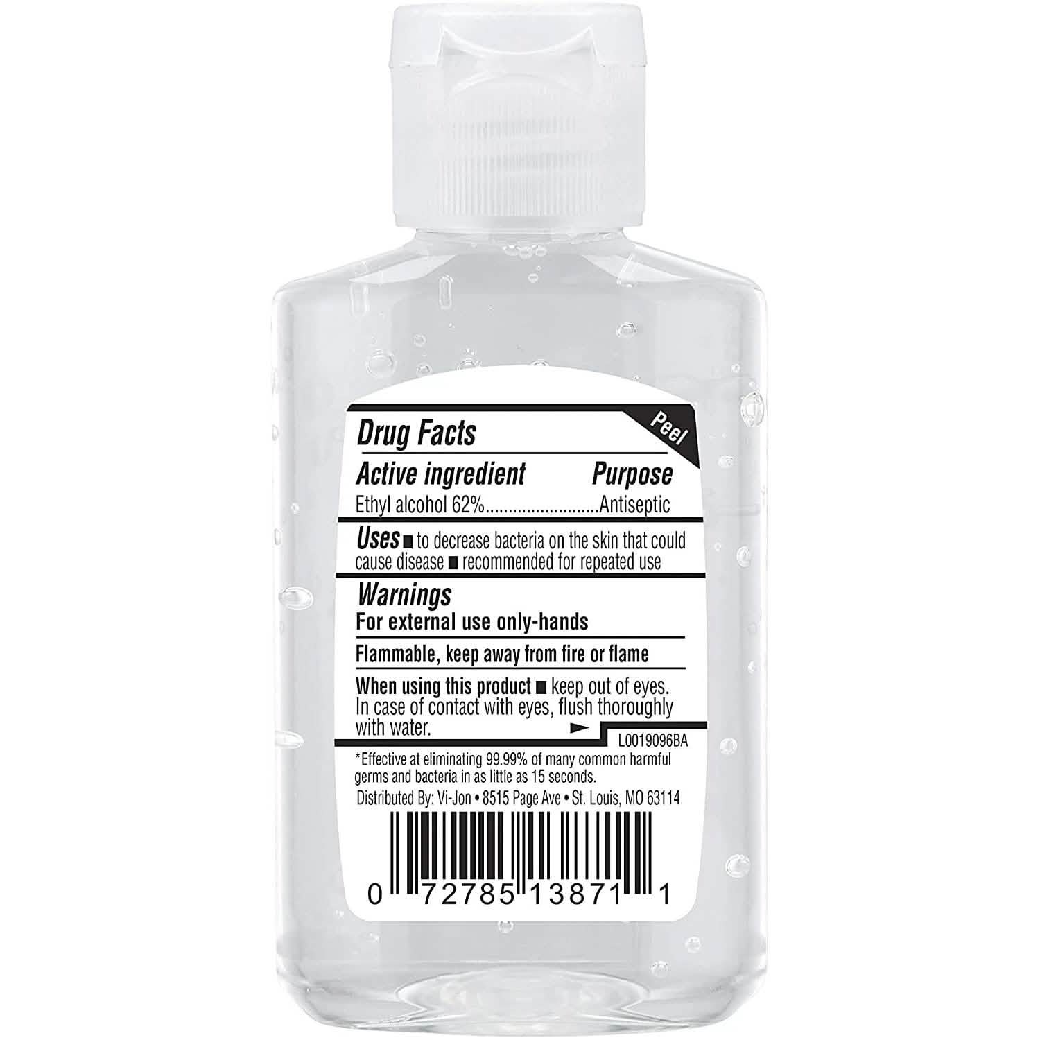 Two bottles of Germ-X Fresh Citrus Hand Sanitizer from DailySale, with face masks and PPE in the background.