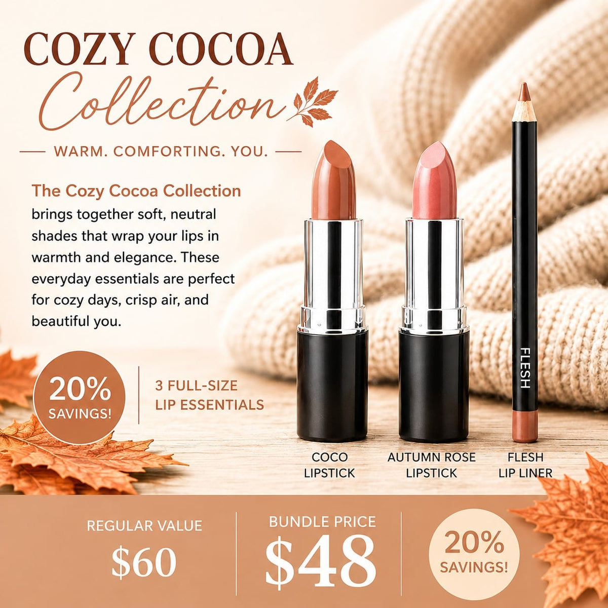 Cozy Cocoa Lip Combo