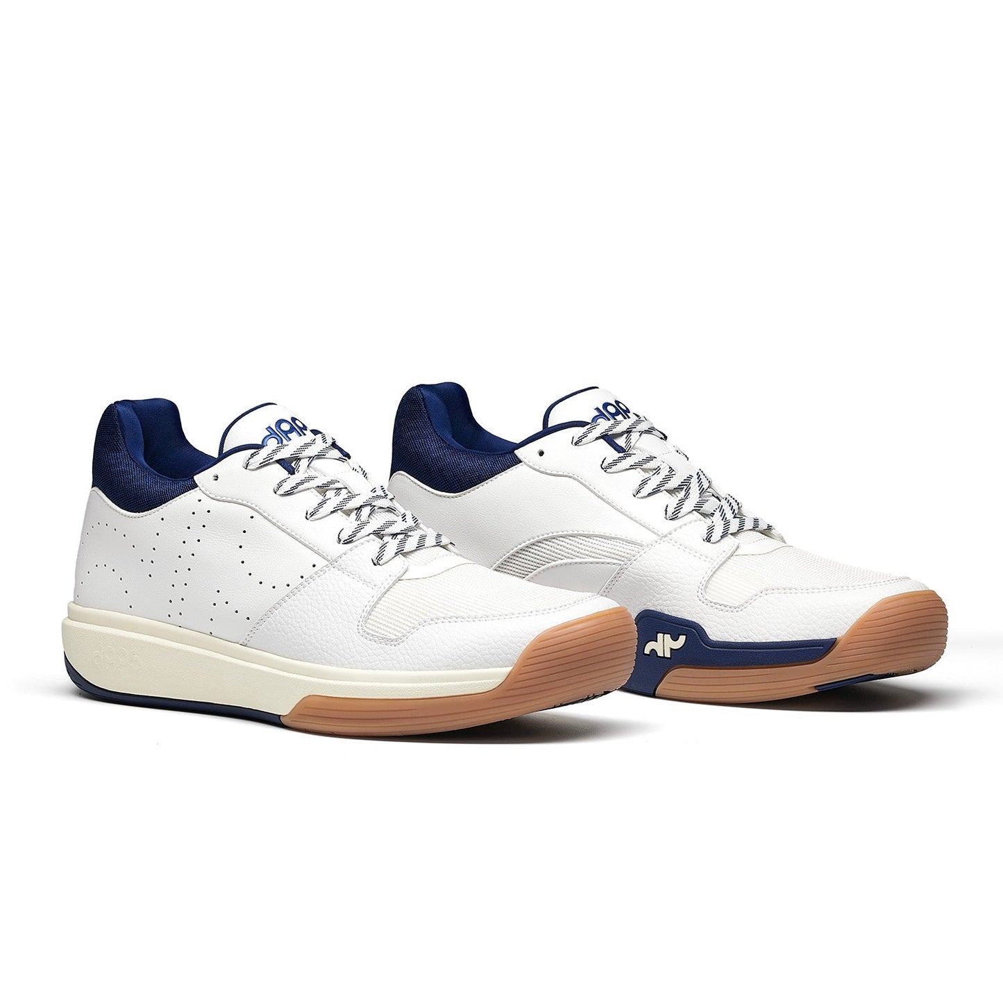 Men’s navy DAPS DESI Mid pickleball shoes by DAPSFIT, featuring supportive design and athletic style for active play.