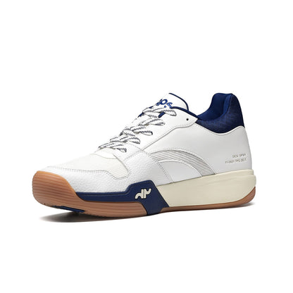 Men's navy DAPS DESI Mid pickleball shoes by DAPSFIT, featuring supportive design and athletic style for active play.