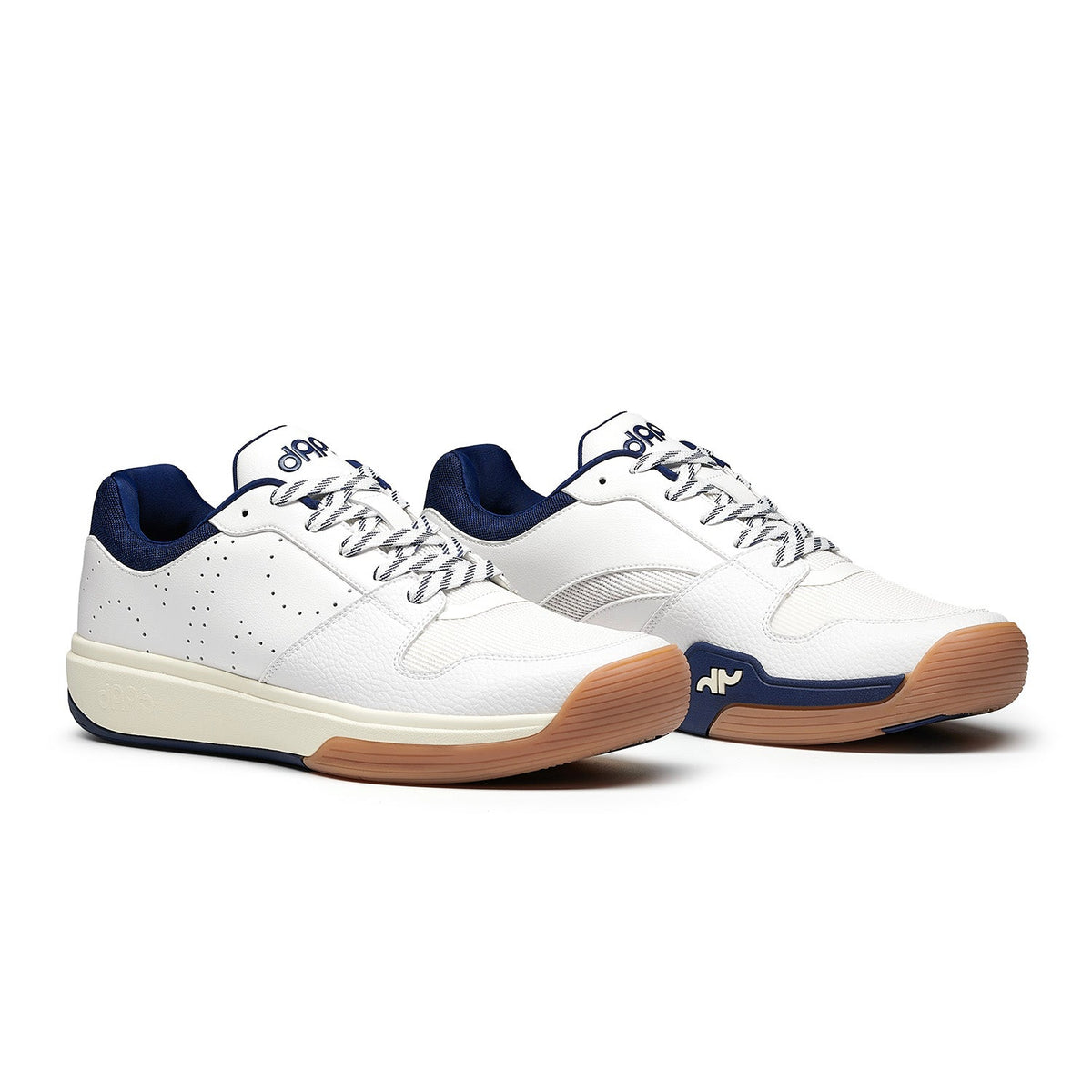 Women's Navy DAPS DESI Low Pickleball Shoes by DAPSFIT, showcasing the stylish and comfortable footwear for women.