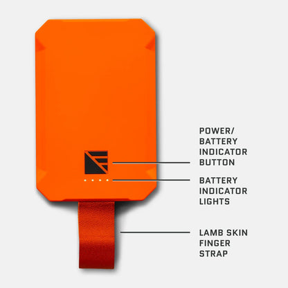 Dark Energy Poseidon Nano Power Bank portable charger with compact design, USB ports, and sleek black finish.