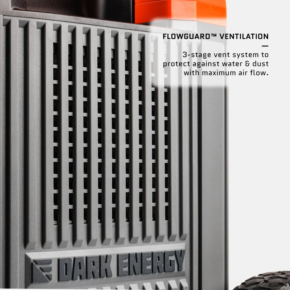 Dark Energy Recon 2000 Power Station with multiple AC and USB ports, portable design, and digital display for power management.