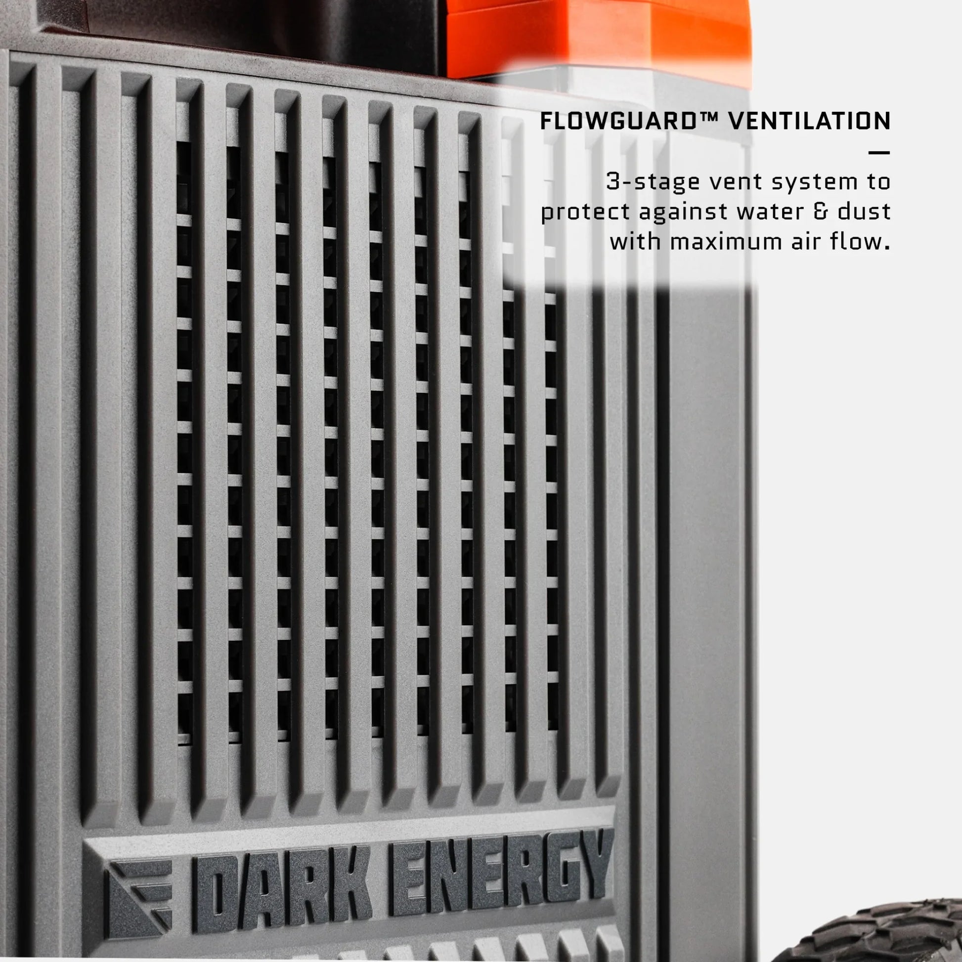 Dark Energy Recon 2000 Power Station with multiple AC and USB ports, portable design, and digital display for power management.