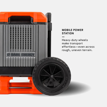 Dark Energy Recon 2000 Power Station with multiple ports, compact design, and digital display for portable power solutions.
